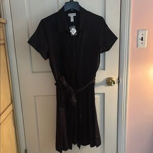 NWT Neiman Marcus button down linen dress